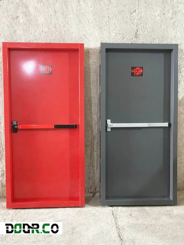 درب ضد حریق لوکس فلزی سنگین کد MFR22 — تصویر ۲