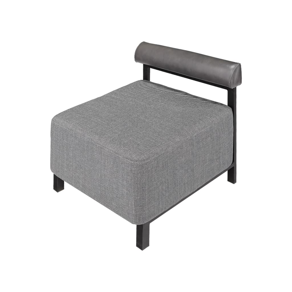 مبل اداری تک نفره مدل Sofa-Vien-1n-WH بدون دسته