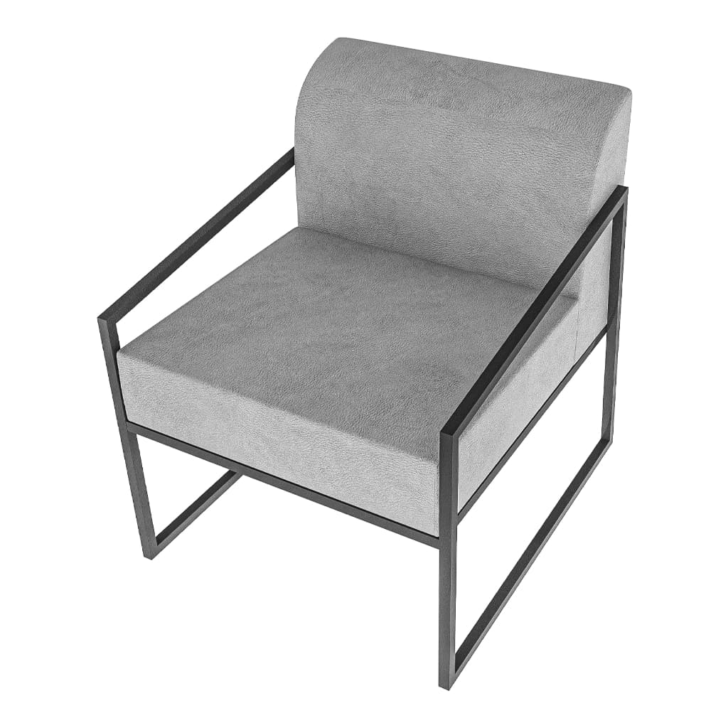 مبل اداری تک نفره مدل Sofa-Prag-1n