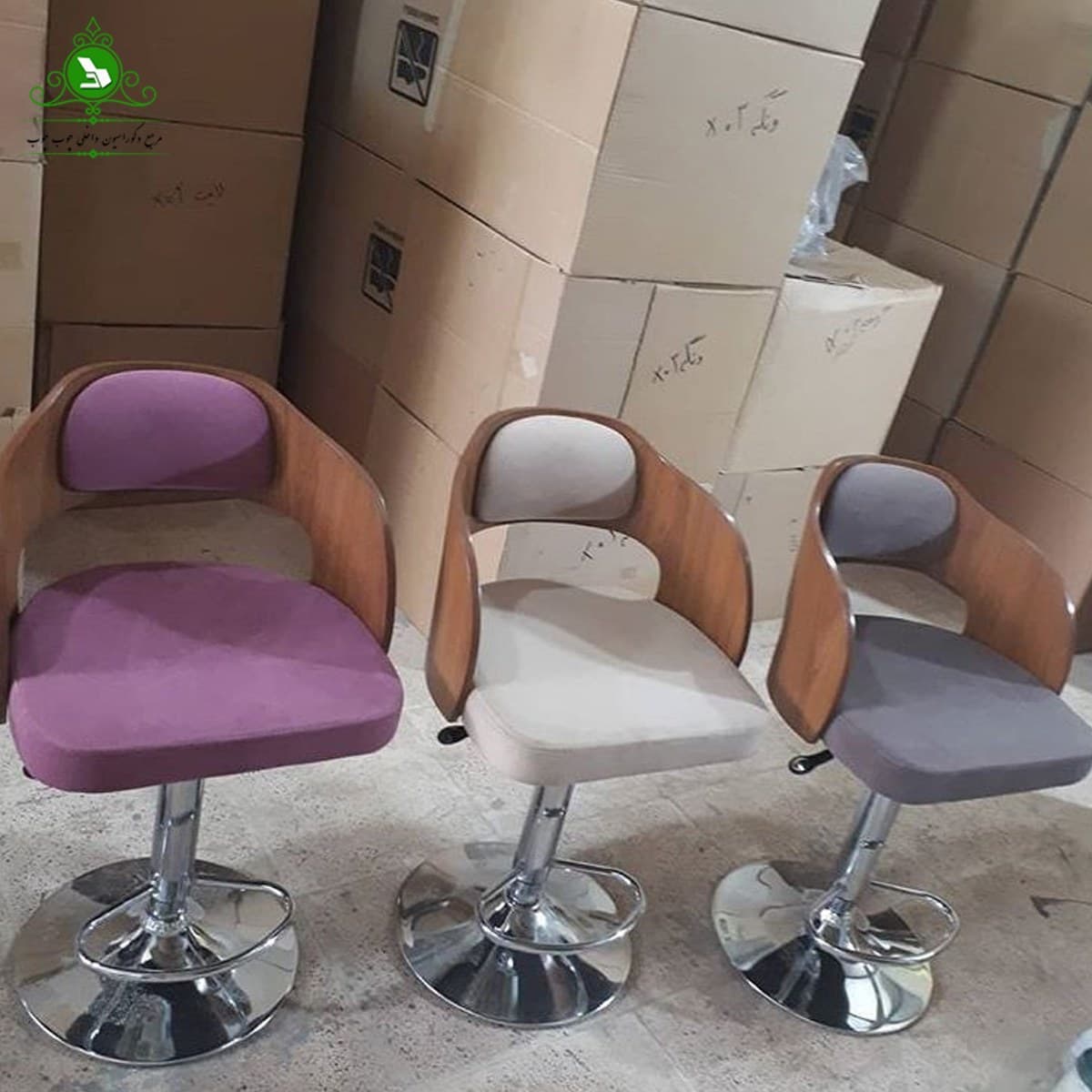 صندلی اپن چوبی مدل منحنی مبلمان آپادانا apadana مدل 633593 — تصویر ۳