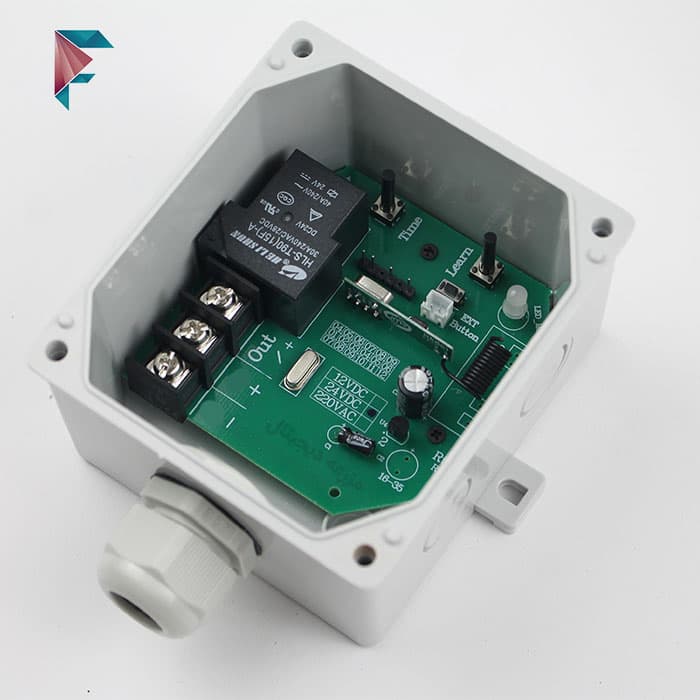 ریموت کنترل تک کانال 24 ولت 30 آمپر DC (ضد آب) IP54 — تصویر ۲