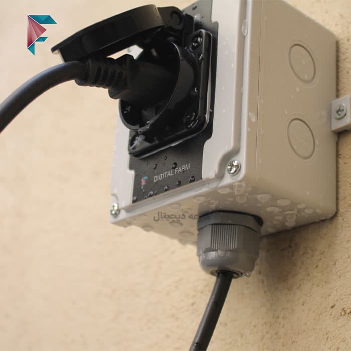پریز برق ریموت دار | بارانی (IP54) | 16 آمپر — تصویر ۳