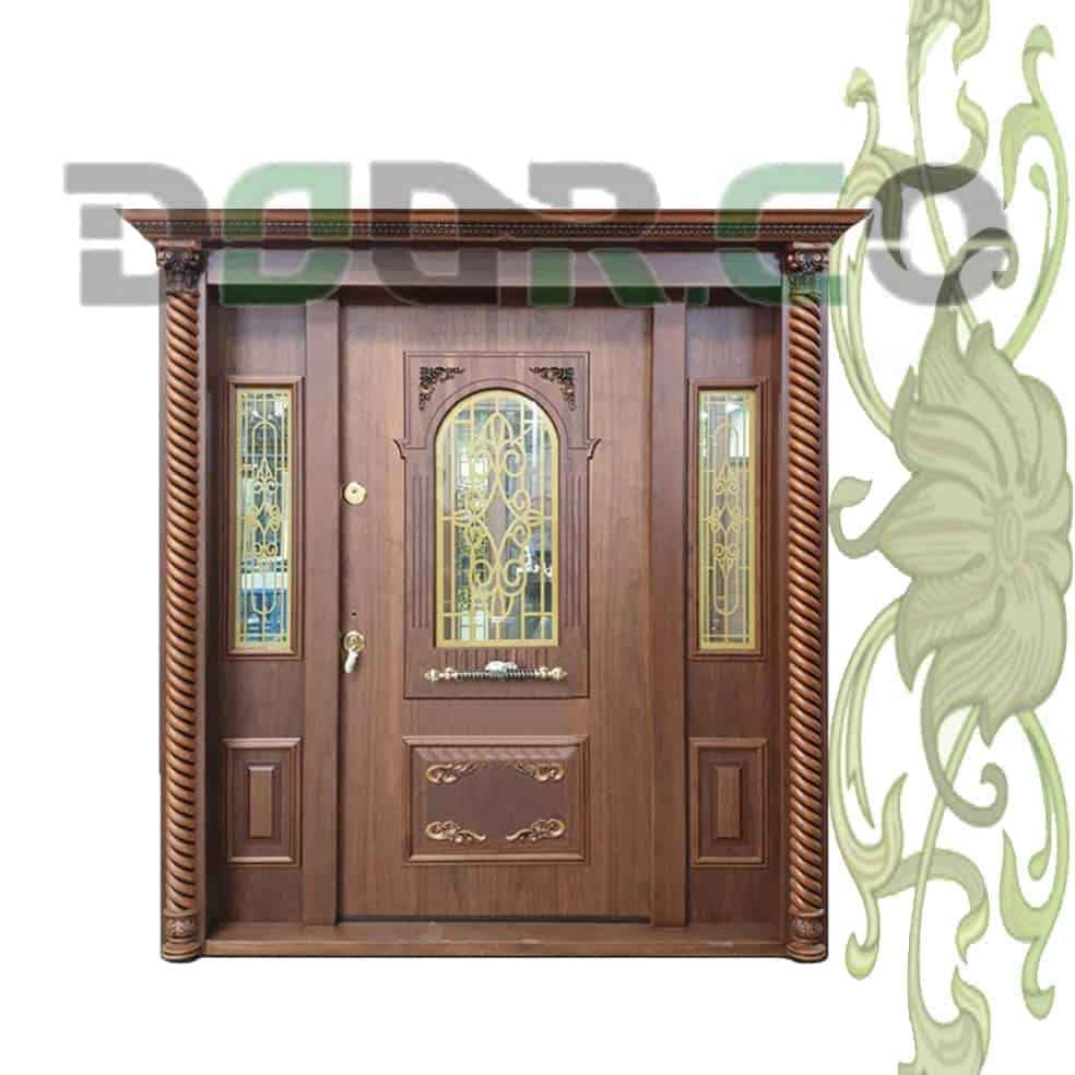 درب لابی ضد سرقت یک و نیم لنگه نئو کلاسیک کد 3844
