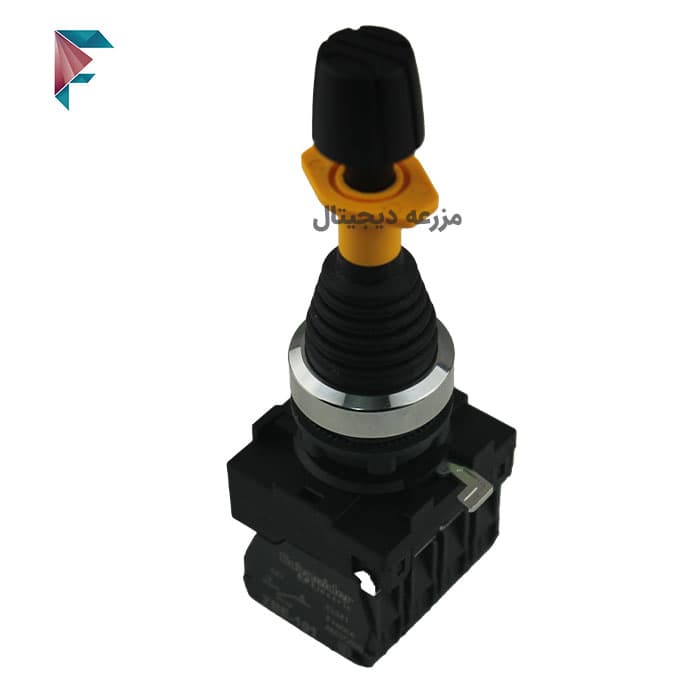 جوی استیک صنعتی ۴ جهته قفل‌شو طرح اشنایدر XB5 کلاچ‌دار — تصویر ۳