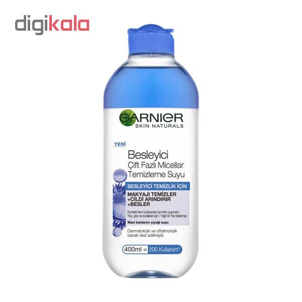 محلول پاک کننده آرایش گارنیه مدل Micellar حجم 400 میلی لیتر — تصویر ۳