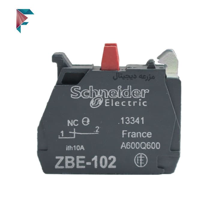 کنتاکت کمکی شاسی طرح اشنایدر ZBE102 (1NC) – مناسب سری XB4