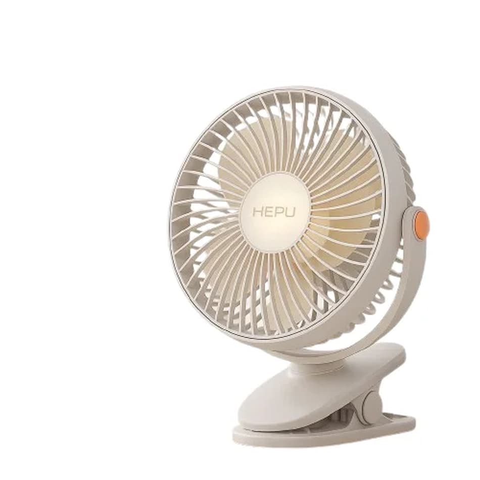 پنکه شارژی گیره دار Hepu مدل HP-F32 — تصویر ۳