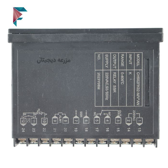 ترموستات دیجیتال سایز 96 * 48 | خروجی رله و SSR | سنسور ورودی تیپ K — تصویر ۳