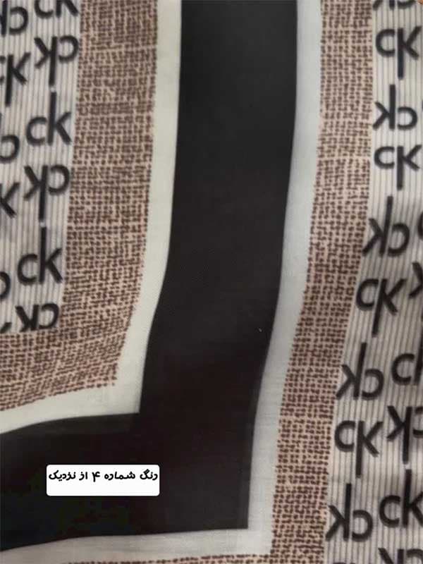 روسری نخی طرح سی کی کد ۱۰۵۲ — تصویر ۸