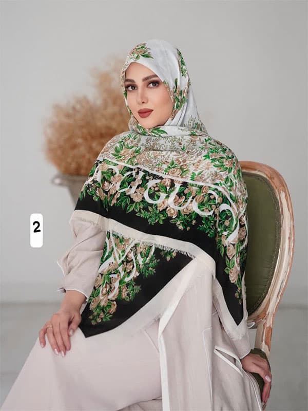 روسری نخ یونیک گوچی کد ۱۰۵۰ — تصویر ۴