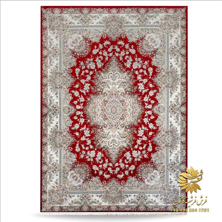 فرش قرمز سلطنتی 1200 شانه جدید طرح اسطوره