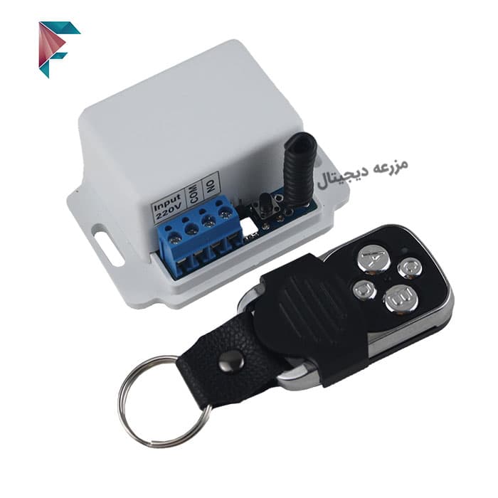 ریموت تک کانال 220 ولت با رله 10 آمپری + 1 سال گارانتی