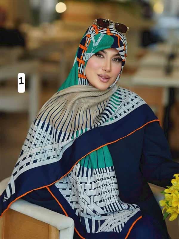 روسری نخ کشمیر کد ۱۰۴۳