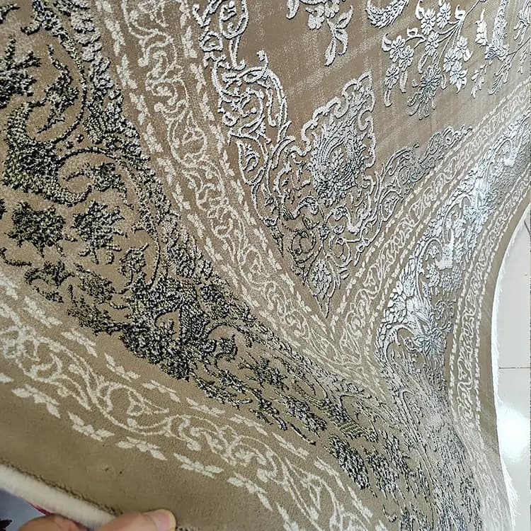 فرش افشان طرح وینتیج 700 شانه زمنیه بژ طرح ویتا — تصویر ۳