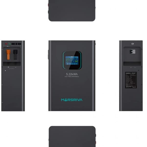 باتری لیتیوم فسفات آهن 5.22KW مدل MR-LFP48-100-WMD — تصویر ۲