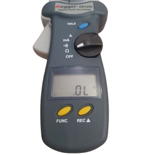 ارت سنج ( ارت تستر ) کلمپی مگر MEGGER DET-20C ساخت انگلیس — تصویر ۷