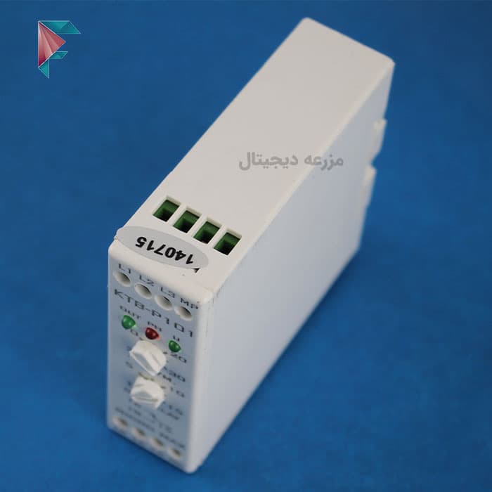 رله کنترل فاز کتابی میکرومکس | KTB-P101 | سه فاز با نول — تصویر ۲