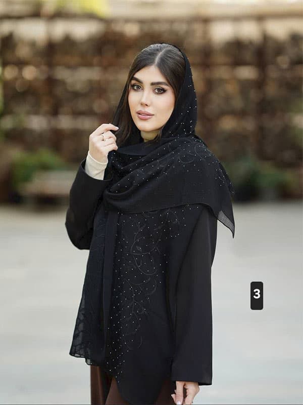 شال مجلسی خامه دوزی کد ۹۰۴ — تصویر ۳