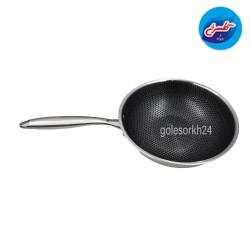 تابه وک استیل سافینوکس کف لیزری سایز 28 — تصویر ۳