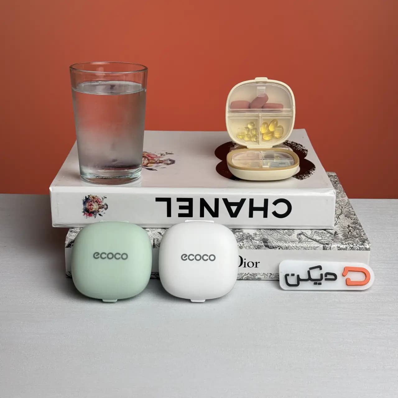 باکس نظم دهنده قرص و دارو برند ecoco E24167 — تصویر ۲