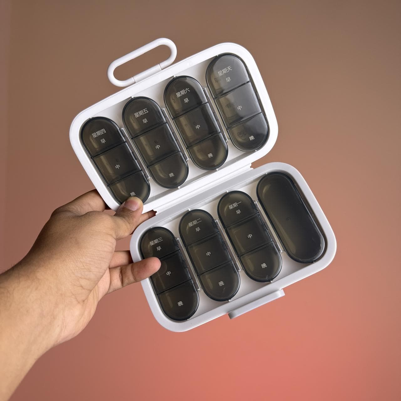 باکس نظم دهنده قرص و دارو برند ecoco E24164 — تصویر ۴