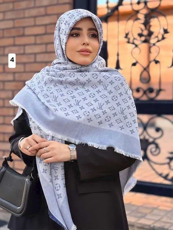 روسری کشمیر طرح ال وی کد ۸۵۵ — تصویر ۵