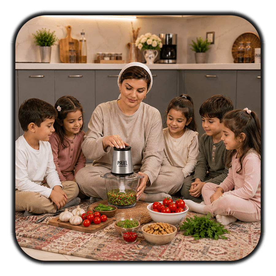 خرد کن 3 لیتری پاول مدل Pavel Food Chopper PG-0302CH — تصویر ۷