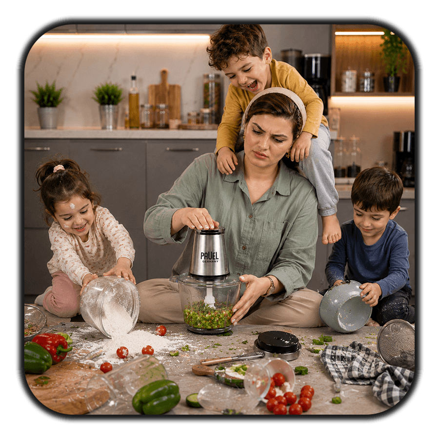 خرد کن 3 لیتری پاول مدل Pavel Food Chopper PG-0302CH — تصویر ۸
