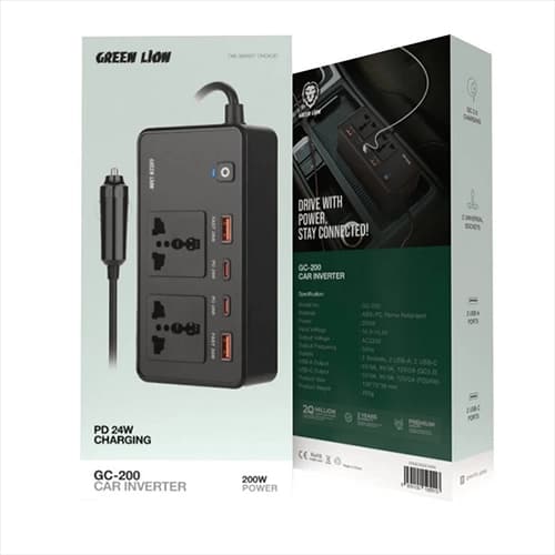 اینورتر 200 وات گرین لاین مدل GC-200 — تصویر ۵