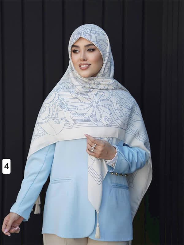 روسری نخ پنبه کد ۷۳۶ — تصویر ۴