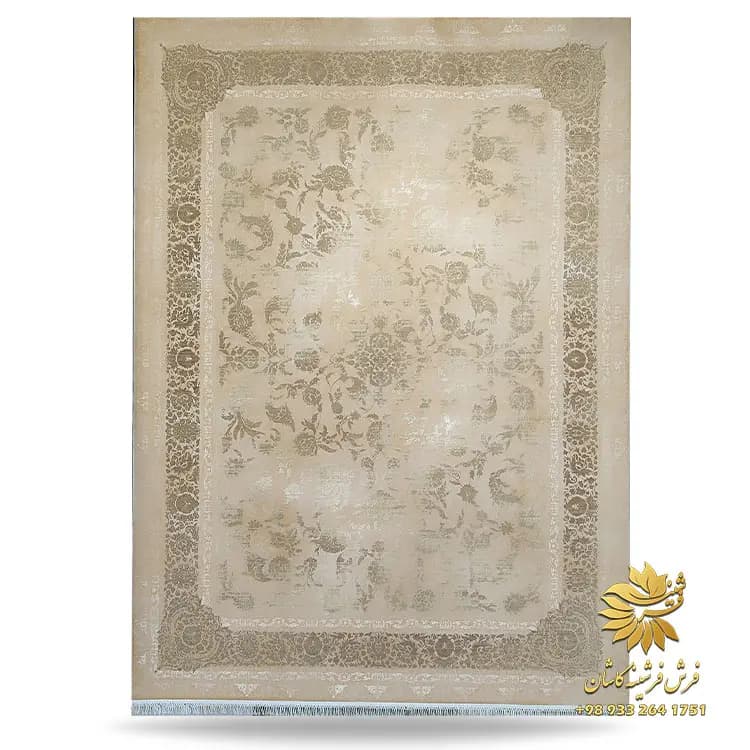 فرش افشان موکا طرح وینتیج 1200 شانه کد 1405
