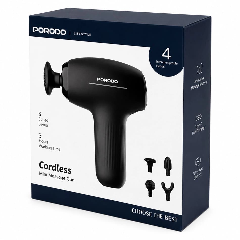ماساژور برقی پرودو مدل Cordless PDLFSTMG01BK — تصویر ۴