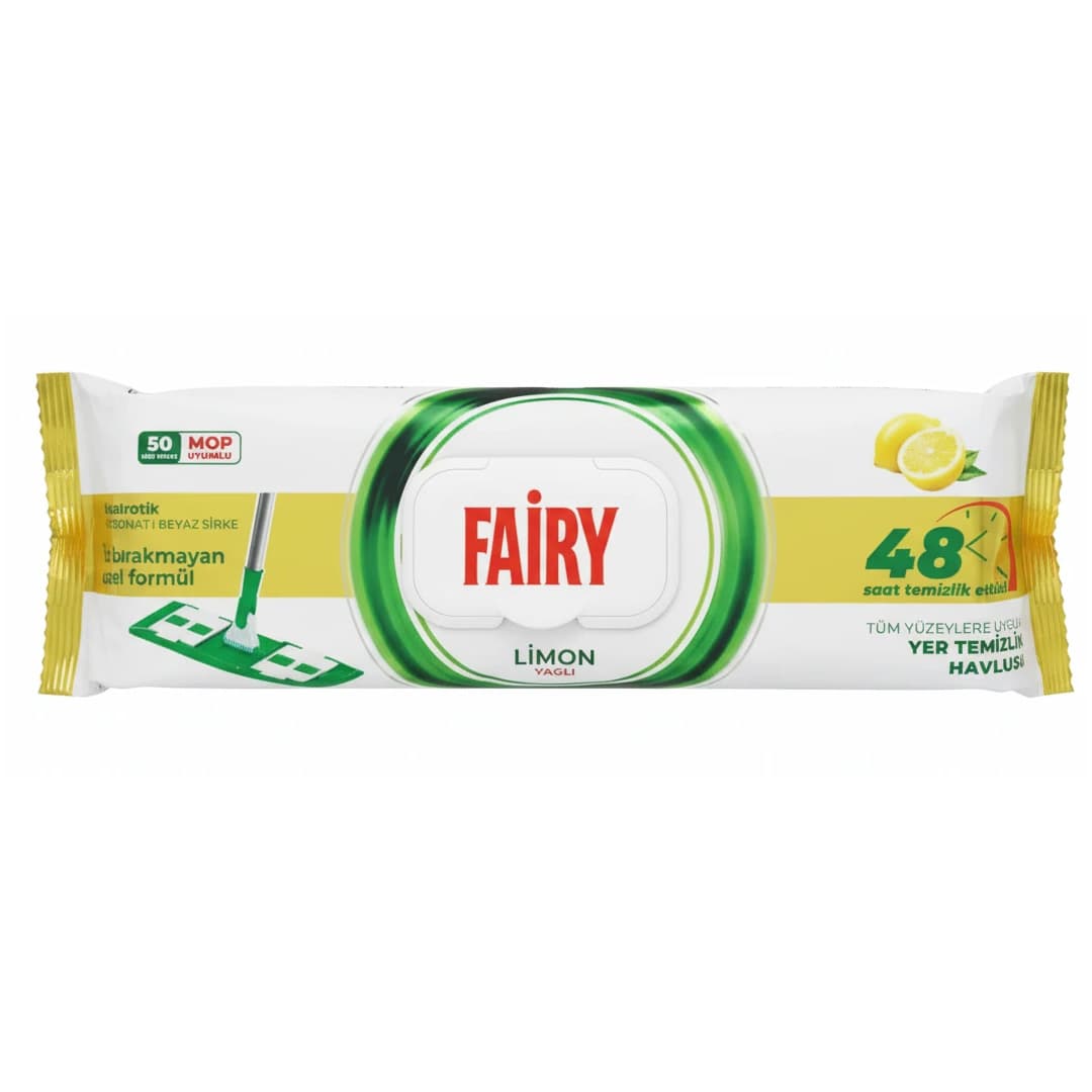 دستمال نظافت مخصوص تی فیری مدل LIMONYAGL بسته 50 عددی — تصویر ۲