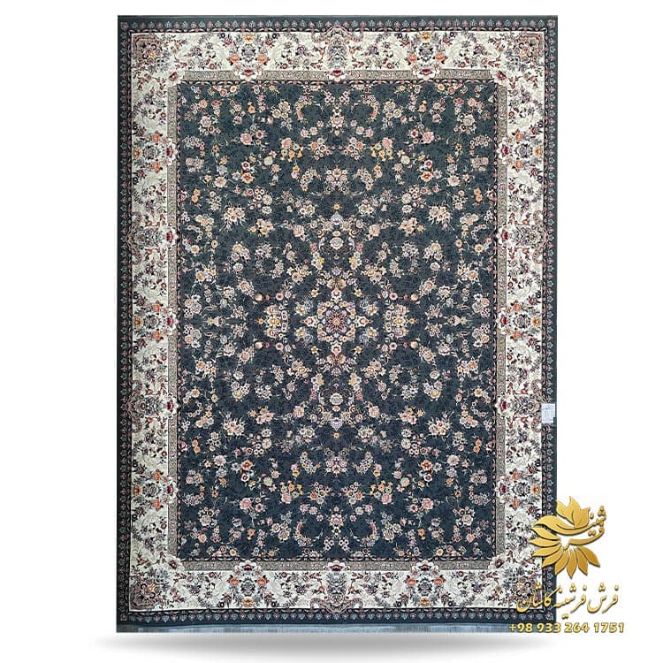 فرش دودی طرح افشان هفتصد شانه مدل آرمیتا