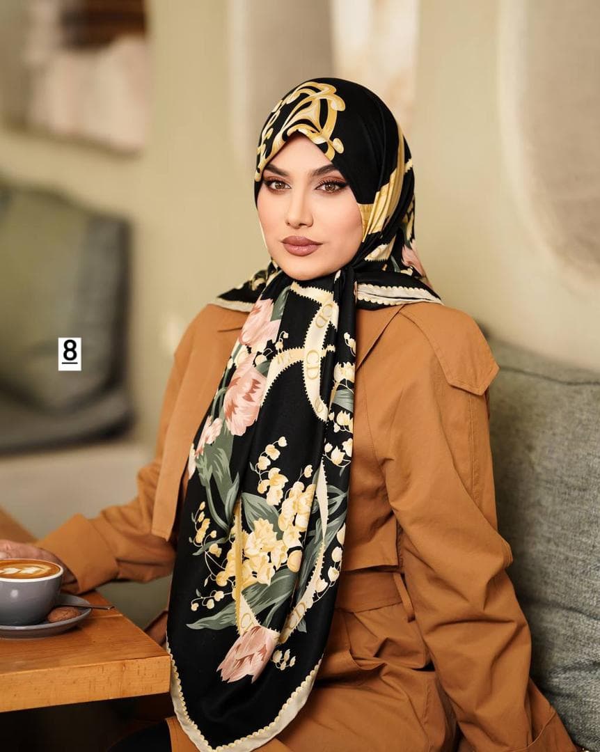 روسری ابریشم توییل کد ۶۶۲ — تصویر ۸