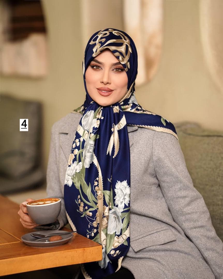 روسری ابریشم توییل کد ۶۶۲ — تصویر ۴