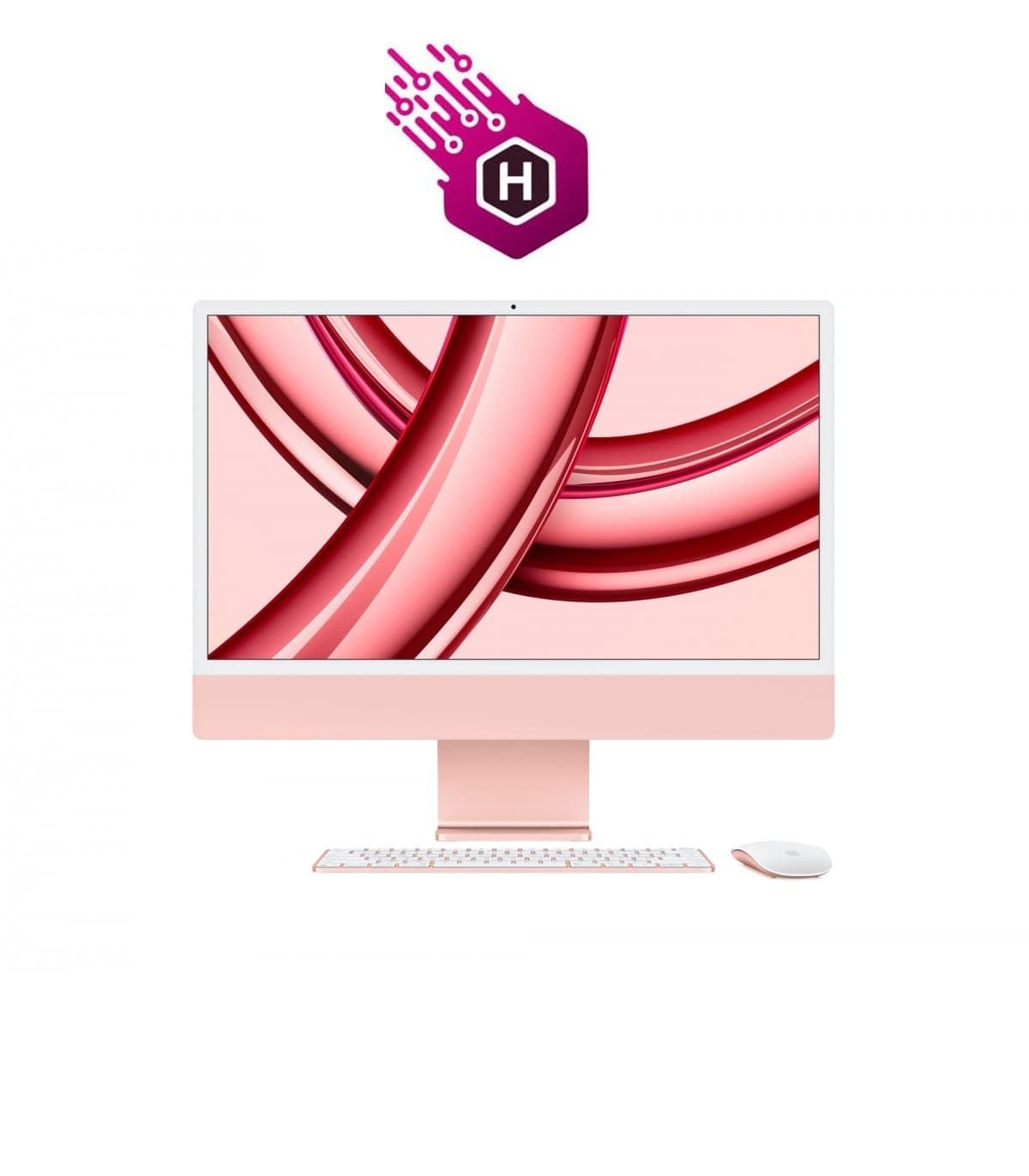 کامپیوتر All in One اپل 24 اینچ iMAC MQRD3 A2874 | M3-8CORE | 8G | 256 ssd | M3-8 core GPU