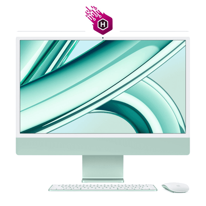 کامپیوتر All in One اپل 24 اینچ iMAC MQRA3 A2874 | M3-8CORE | 8G | 256 ssd | M3-8 core GPU