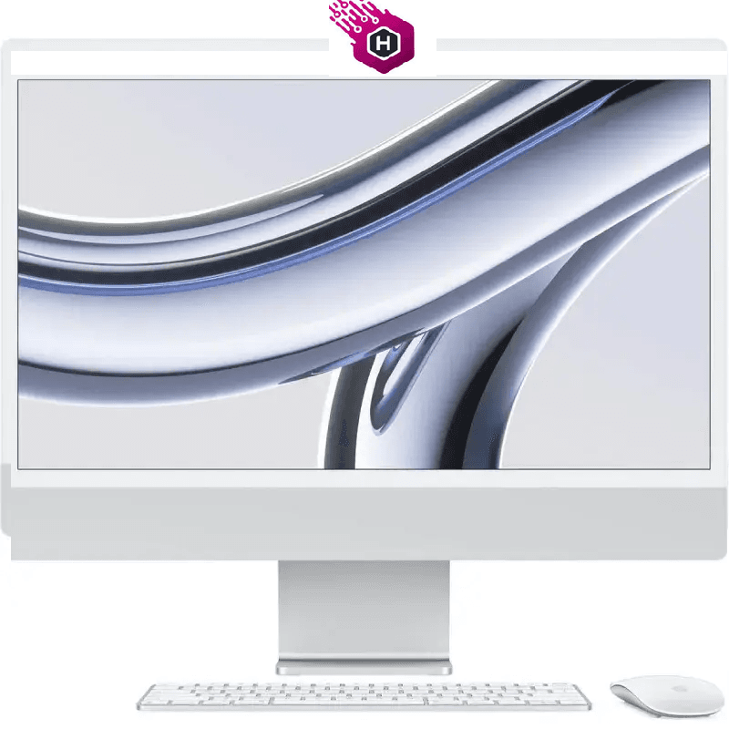 کامپیوتر All in One اپل 24 اینچ iMAC MQR93 A2874 | M3-8CORE | 8G | 256 ssd | M3 With 8 core GPU — تصویر ۲