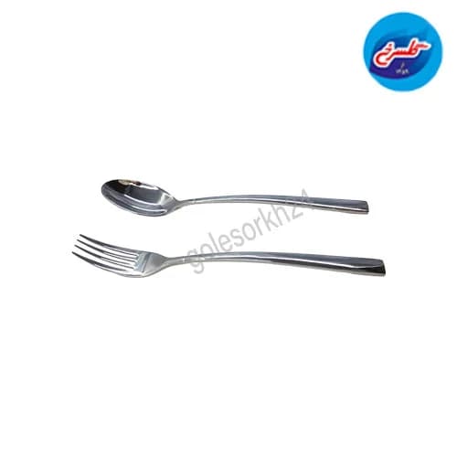 قاشق چنگال استیل اس جی مدل شیکاگو (6 عدد قاشق 6 عدد چنگال) — تصویر ۴