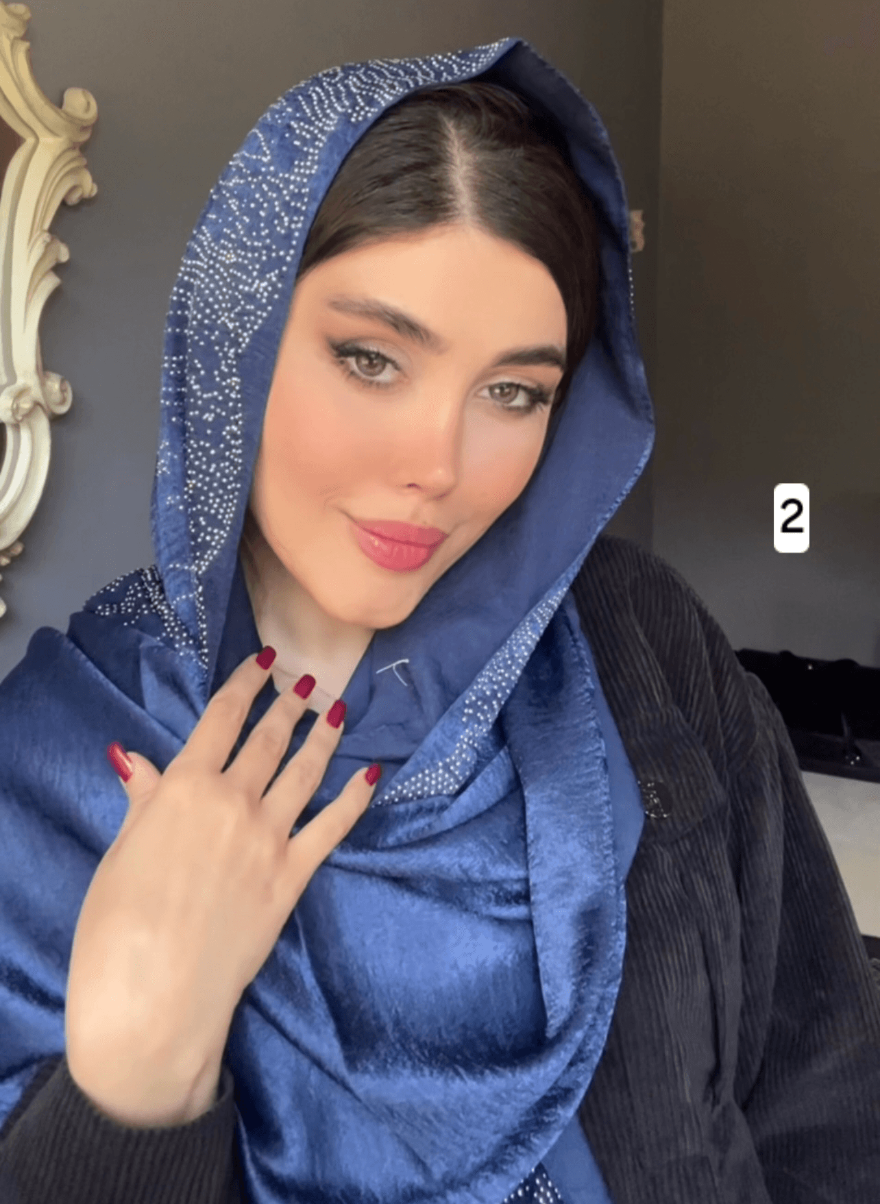 شال کوپرا نگین آتشی کد ۵۱۲ — تصویر ۴