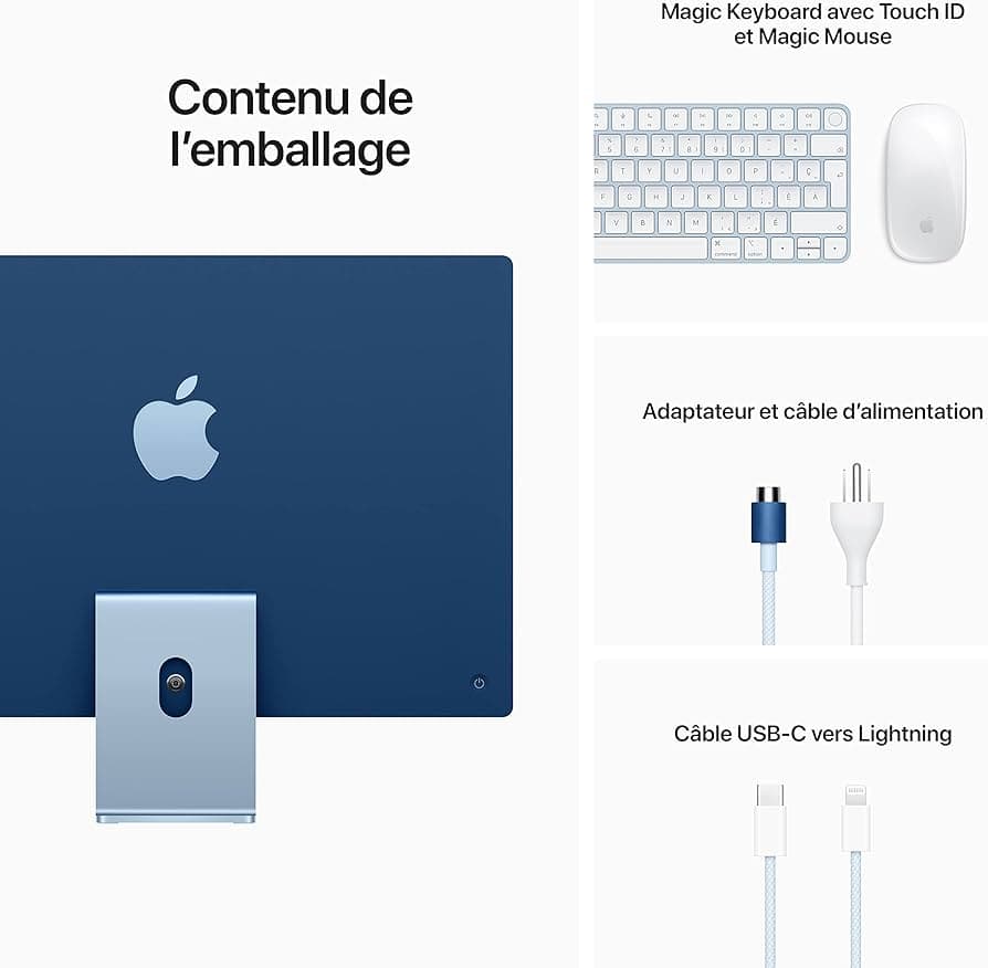 آل این وان اَپل iMac A2438 | M1-8Core | 16GB | 500GB SSD | 8 Core GPU — تصویر ۶