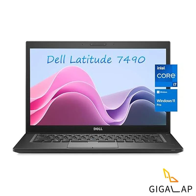لپ تاپ DELL Latitude 7490 مدل I7 8650U 8 256GB SSD INTEL 14 INCH FHD
