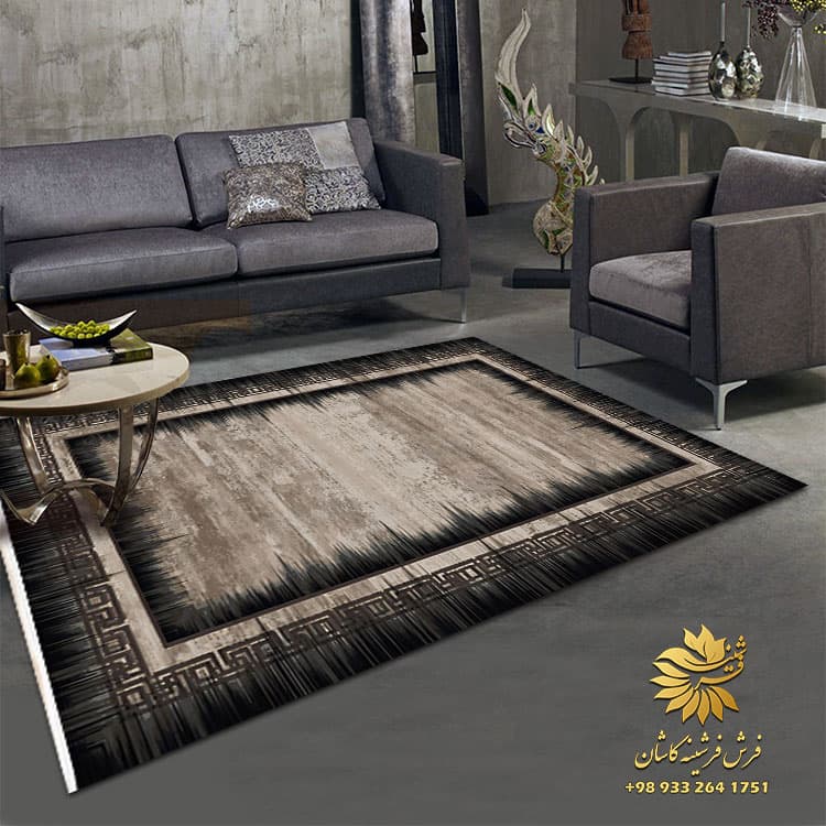 فرشینه مدرن نسکافه ای طرح وینتیج m424