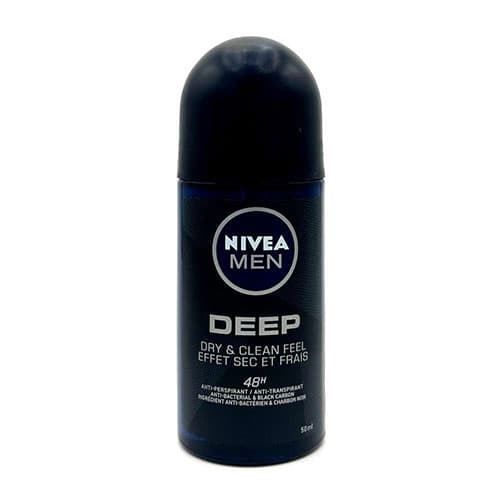 مام رول ضد تعریق مردانه نیوا مدل Deep Dry & Clean Feel حجم 50 میل