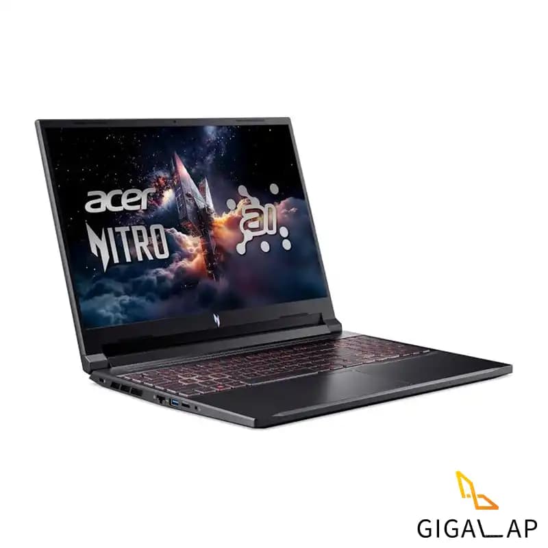 لپ تاپ گیمینگ ACER NITRO ANV16-72 | CORE 7-240H | 8GB NVIDIA RTX5060 |FULL HD + 180HZ — تصویر ۳