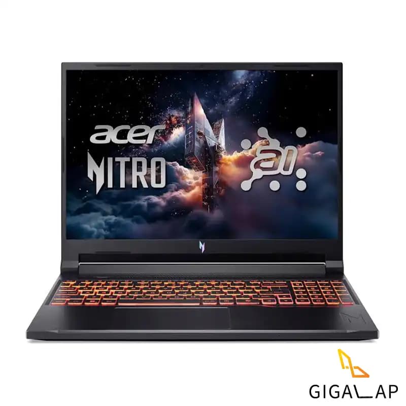 لپ تاپ گیمینگ ACER NITRO ANV16-72 | CORE 7-240H | 8GB NVIDIA RTX5060 |FULL HD + 180HZ