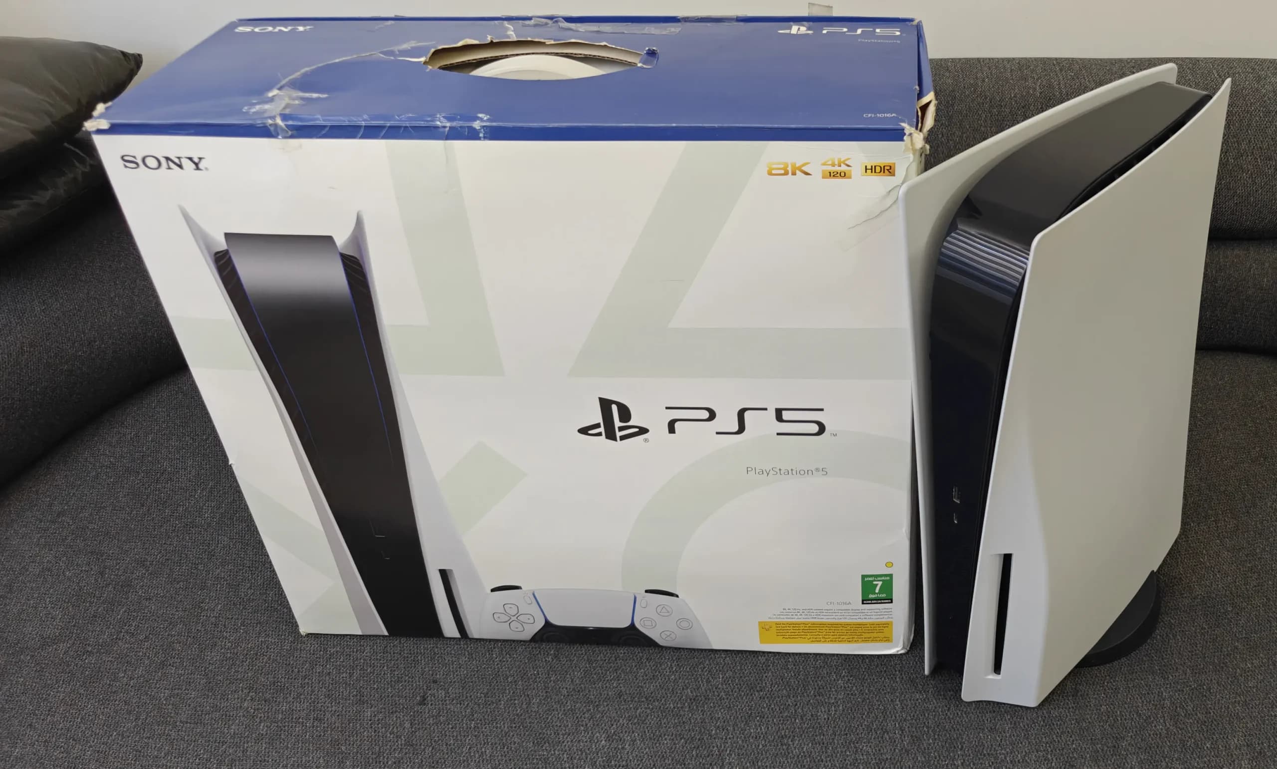 کنسول بازی سونی پلی استیشن 5 استاندارد دیسک خور در حد نو Sony PlayStation 5 CFI1016A — تصویر ۴