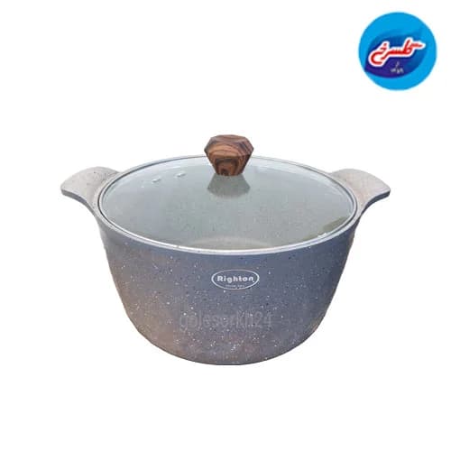 سرویس قابلمه چدن رایتون 8 پارچه طوسی — تصویر ۴
