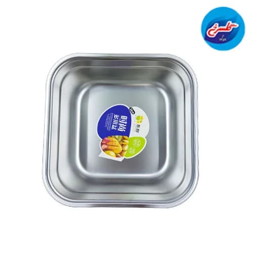 سرویس لگن استیل مربع(B) 22و28و34 — تصویر ۲